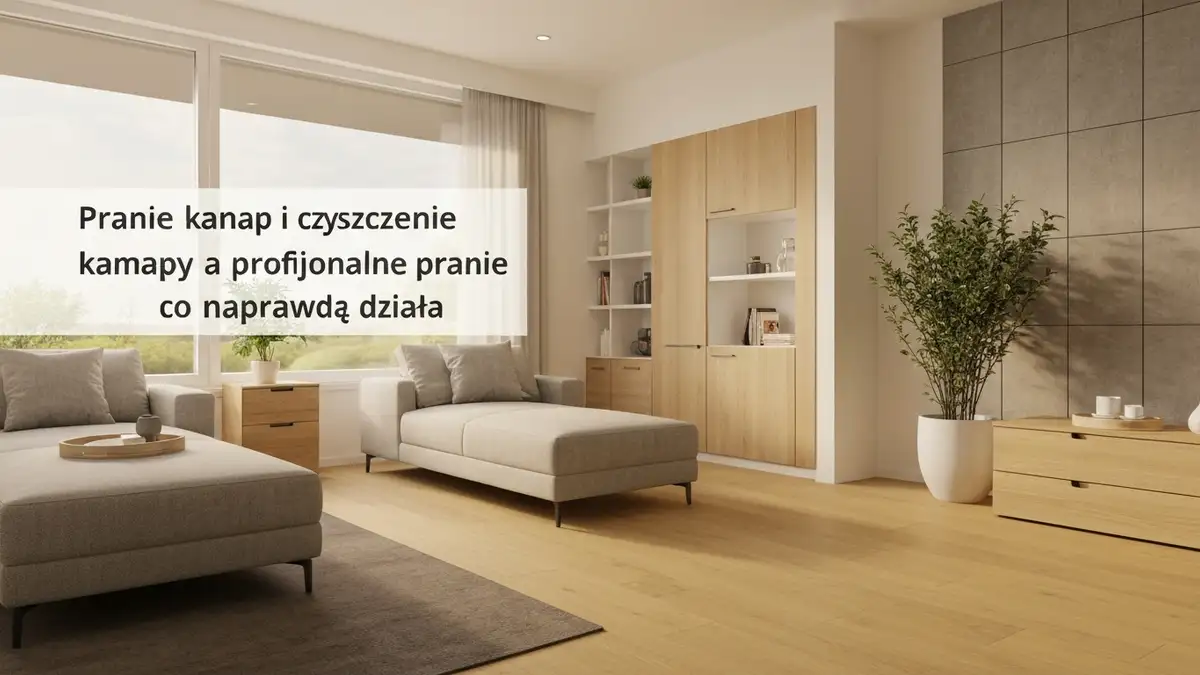 Domowe sposoby na czyszczenie kanapy a profesjonalne pranie - co naprawdę działa